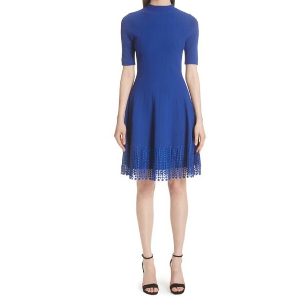 Lela Rose Fit Flare Dress - Picture 1 of 5